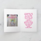 LOVELY GRANDAUGHTER EASTER CARD DANKESKARTE (Innenseite)