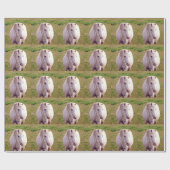 Lovely Gray Pony Geschenkpapier (Flach)
