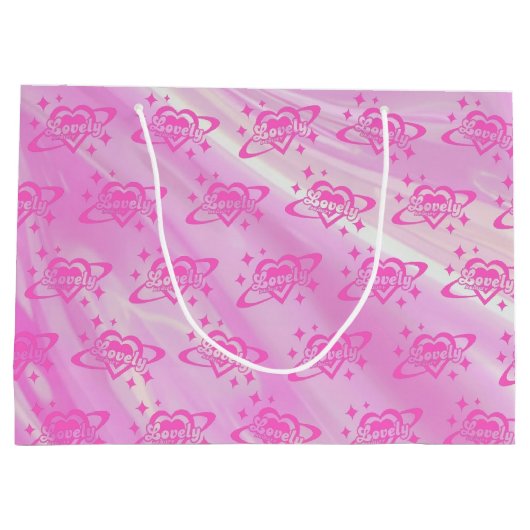 Lovely Große Geschenktüte (Rückseite)