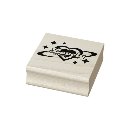 Lovely Gummistempel (Stempel)