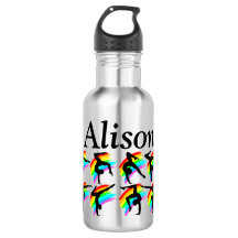 LOVELY GYMNAST PERSONALISIERT WASSERFLASCHE
