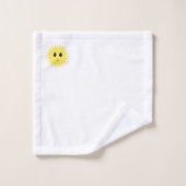 Lovely Happy Sun Badhandtuch Set (Waschlappen)