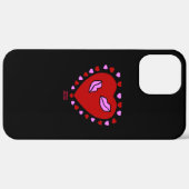 Lovely Heart Kisses Apple iPhone 12 Pro Max Case (Rückseite / Rechts)