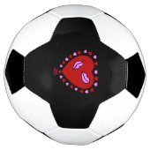 Lovely Heart Kisses Soccer Ball (Gedreht)