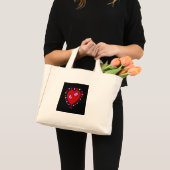 Lovely Heart Kisses Tiny Tasche (Vorderseite (Produkt))