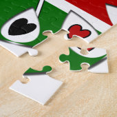 Lovely Hearts Kenya: Flag Art Motif Puzzle (Seite)