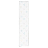 Lovely hearts pattern - Shower Curtain - Large Kurzer Tischläufer (Vorderseite)