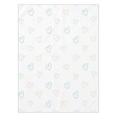 Lovely hearts pattern - Shower Curtain - Large Tischdecke (Vorderseite)