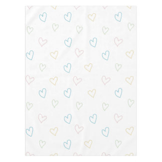 Lovely hearts pattern - Shower Curtain - Large Tischdecke