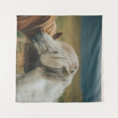LOVELY HORSE COUPLE WANDTEPPICH (Vorderseite (Horizontal))