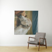 LOVELY HORSE COUPLE WANDTEPPICH (Beispiel (Horizontal))