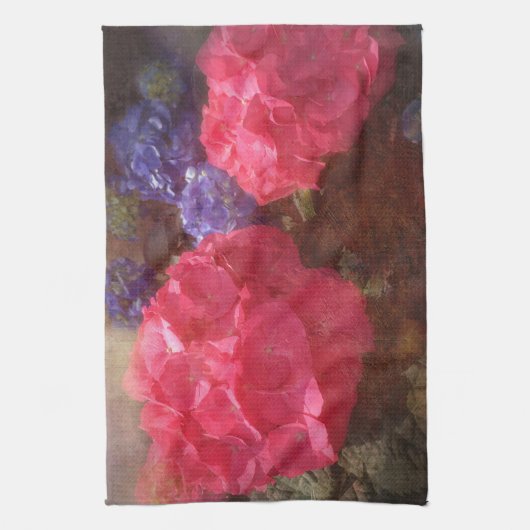 Lovely Hydrangea Geschirrtuch (Vertikal)