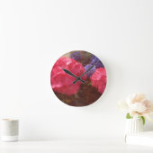 Lovely Hydrangea Runde Wanduhr (Zuhause)