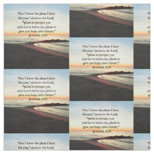LOVELY JEREMIAH 29:11 SUNRISE FOTO STOFF
