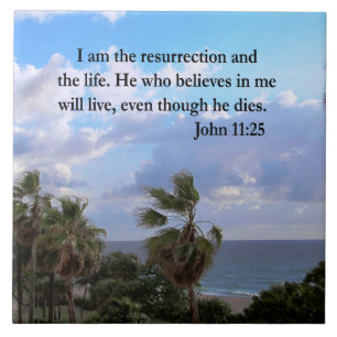 LOVELY JOHN 11:25 FOTO DESIGN FLIESE