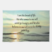 LOVELY JOHN 6:35 SUNRISE FOTO DESIGN HANDTUCH (Horizontal)
