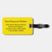 Lovely Jubbly Named Mütze-ID-Gepäckanhänger Gepäckanhänger (Rückseite horizontal)