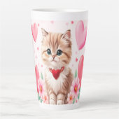 Lovely kitten hearts milchtasse (Vorderseite)