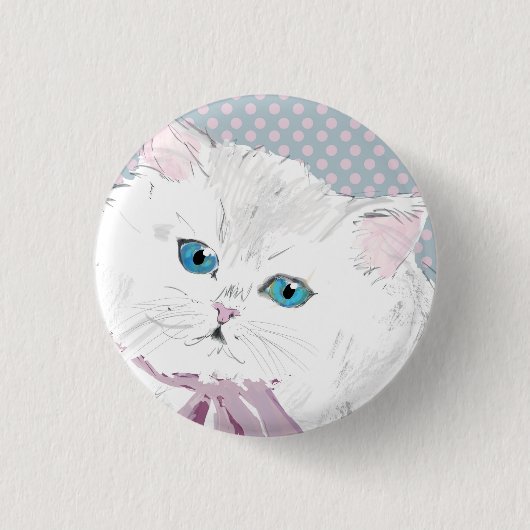 lovely kitty button (Vorderseite)