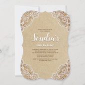 Lovely Lace Einladung (Vorderseite)