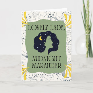 Lovely Lady Greeting Card Karte