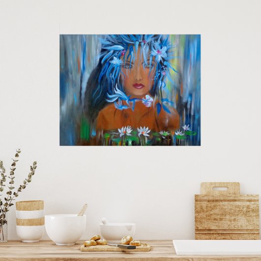 Lovely Lady Poster (Küche)