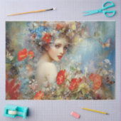 Lovely Lady Seidenpapier (Basteln)