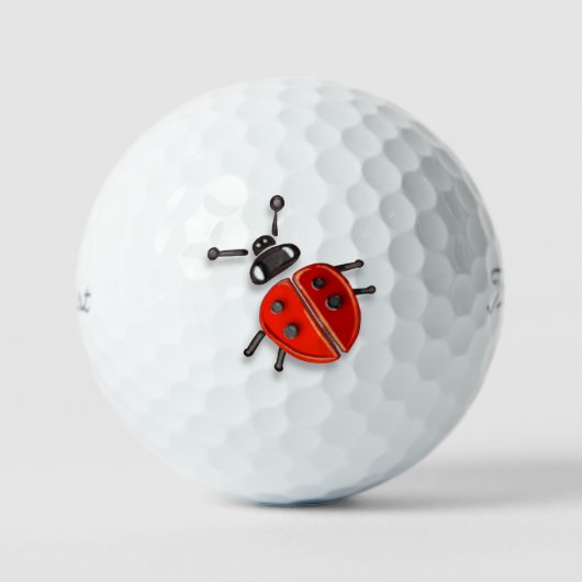 Lovely Ladybug | Golfplätze Golfball (Vorderseite)