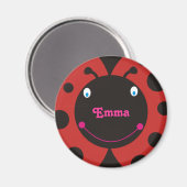 Lovely Ladybug Personalisiert Name Kühlschrankmagn Magnet (Vorderseite/Rückseite)