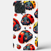 Lovely Ladybugs Case-Mate iPhone Hülle (Rückseite)