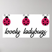 Lovely Ladybugs Poster (Vorne)