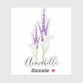 Lovely Lavender Botanical | Custom Cut Aufkleber