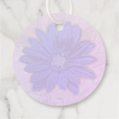 Lovely Lavender Floral Vielen Dank Geschenkanhänger (Rückseite)