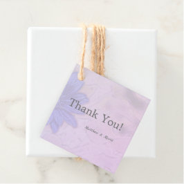 Lovely Lavender Floral Vielen Dank Geschenkanhänger