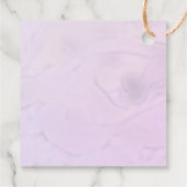 Lovely Lavender Floral Vielen Dank Geschenkanhänger (Rückseite)