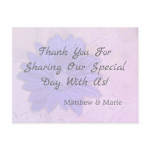 Lovely Lavender Floral Vielen Dank