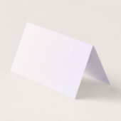 Lovely Lavender Floral Visitenkarten (Rückseite)