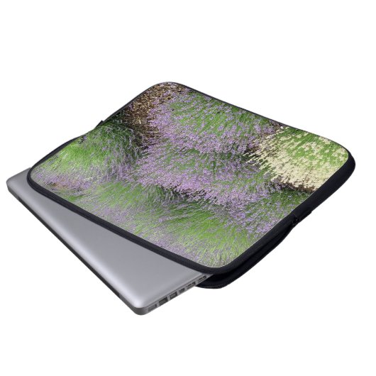 Lovely Lavender Laptopschutzhülle (Vorne Knopf)