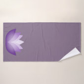 Lovely Lavender Lotus Blume Badehandtuch (Badehandtuch)