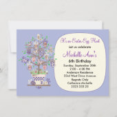 Lovely Lavender Ostereier Hunt Einladung (Vorderseite)