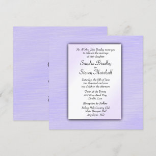 Lovely Lavender Wedding Einladung