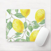 Lovely Lemons Mousepad (Mit Mouse)