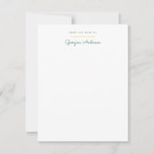 Lovely Lemons Personal Stationery Mitteilungskarte (Vorderseite)