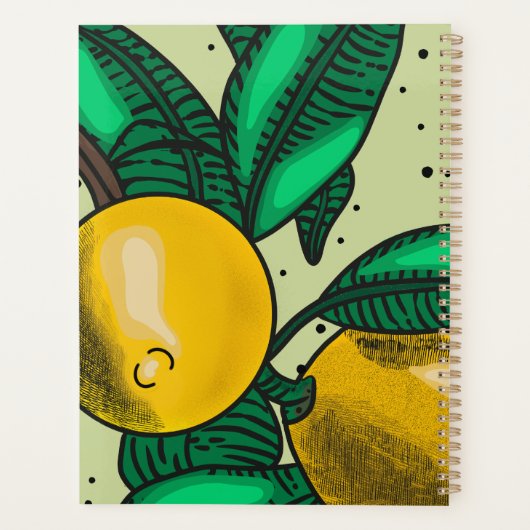 Lovely Lemons  Planner Planer (Rückseite)