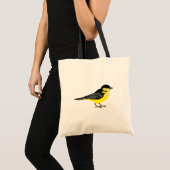 Lovely Lesser Goldfinch Tragetasche (Vorderseite (Produkt))