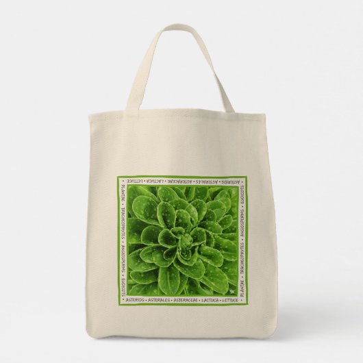 Lovely Lettuce Tragetasche (Rückseite)