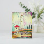 "Lovely Lighthouse" Postkarte (Stehend Vorderseite)