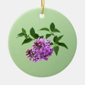 Lovely Lilacs Keramik Ornament (Vorne)