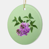 Lovely Lilacs Keramik Ornament (Links)