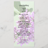 Lovely Lilacs Programm (Vorderseite)